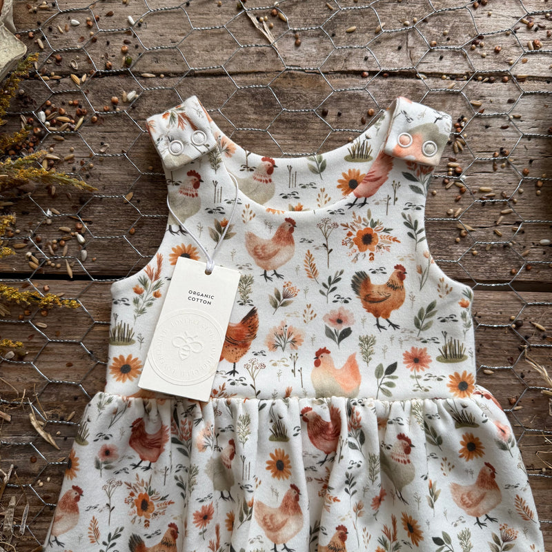 Chicken Meadow Dress