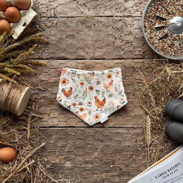 Chicken Meadow Dribble Bib