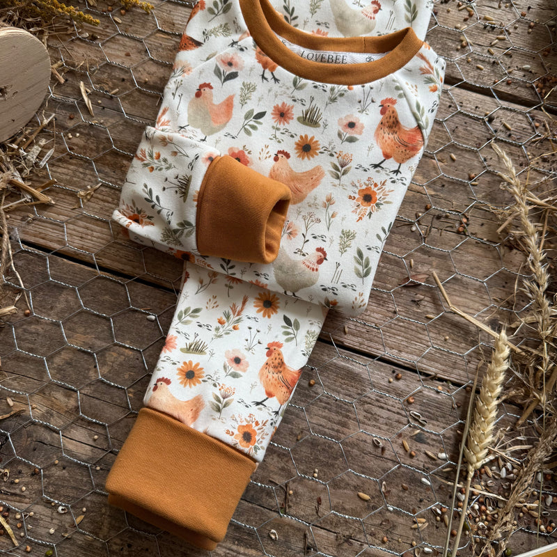 Chicken Meadow BeeJamas | Cosy Long | Ready To Post