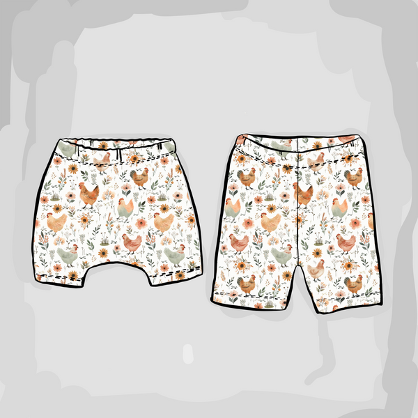 Chicken Meadow Shorts