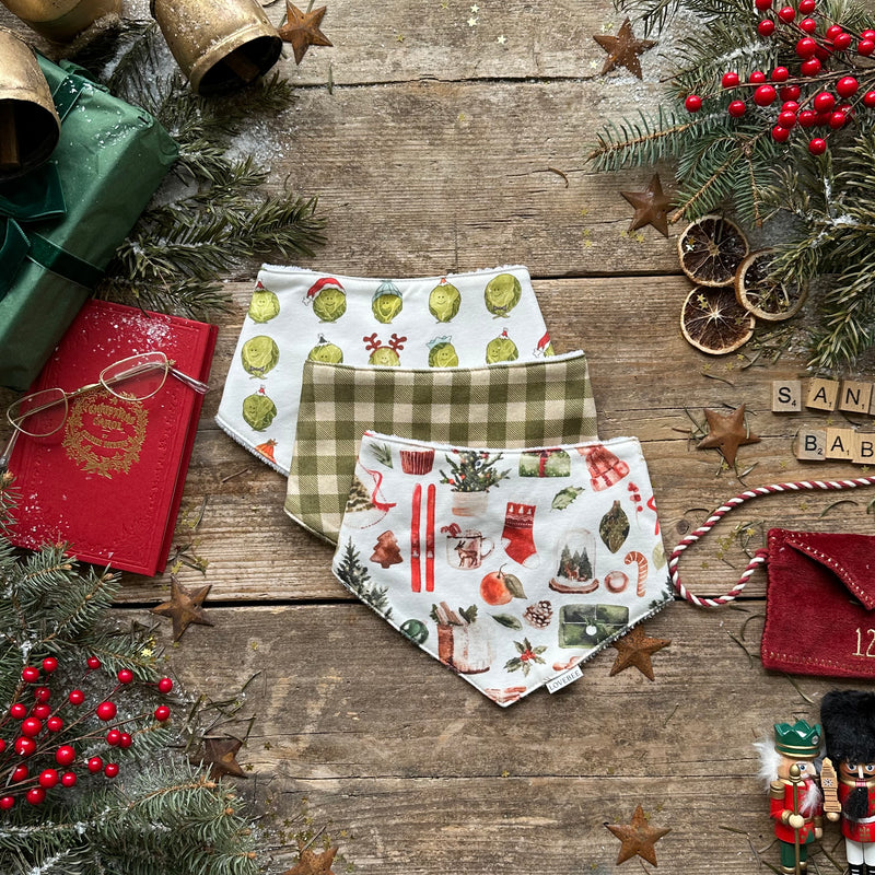 Christmas 3 Set Dribble Bibs | Pack One