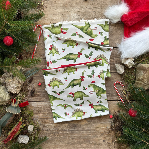 Christmasaurus Printed Snood | Ready To Post