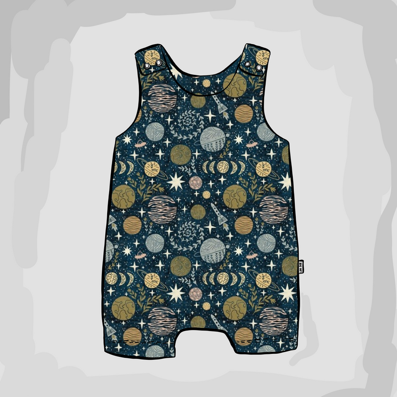 Cosmic Night Short Romper