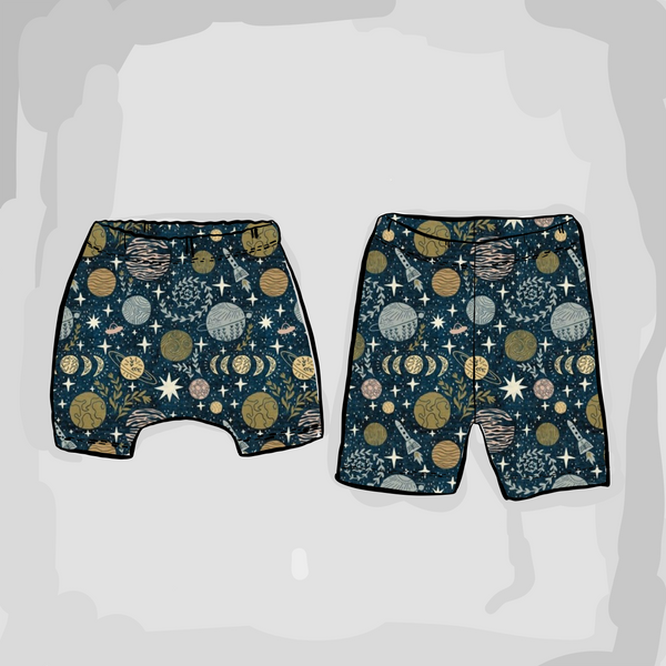 Cosmic Night Shorts