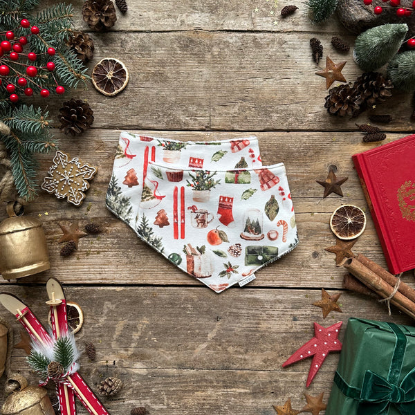 Cosy Christmas Dribble Bib | Ready To Post