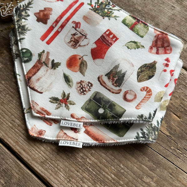 Cosy Christmas Dribble Bib