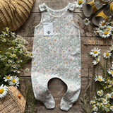 Daisies Footed Romper | Ready To Post