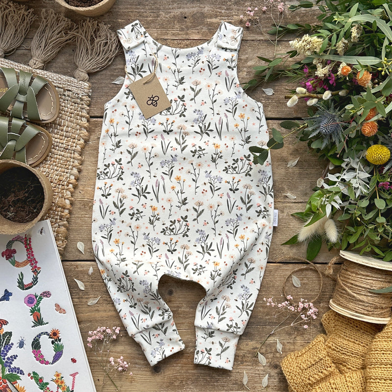 Ditsy Meadow Long Romper | Ready To Post