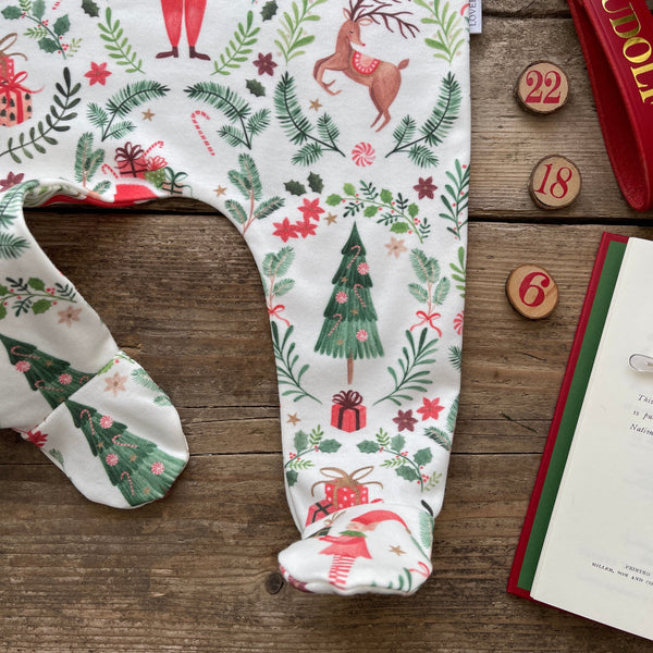 Festive Friends Footed Romper | Ready To Post