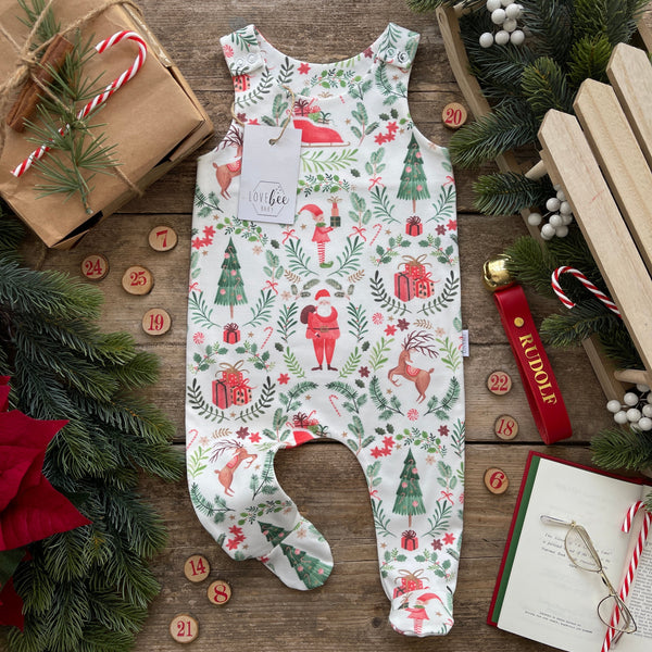 Festive Friends Footed Romper | Ready To Post