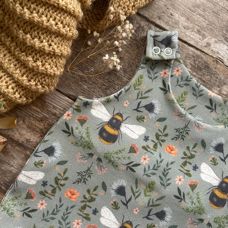 Forest Bee and Botanicals Bloomer Romper