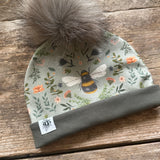 Forest Bee and Botanicals Bobble Hat