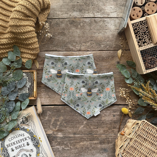 Forest Bee and Botanicals Dribble Bib