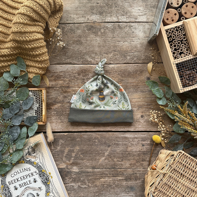 Forest Bee and Botanicals Knotted Hats