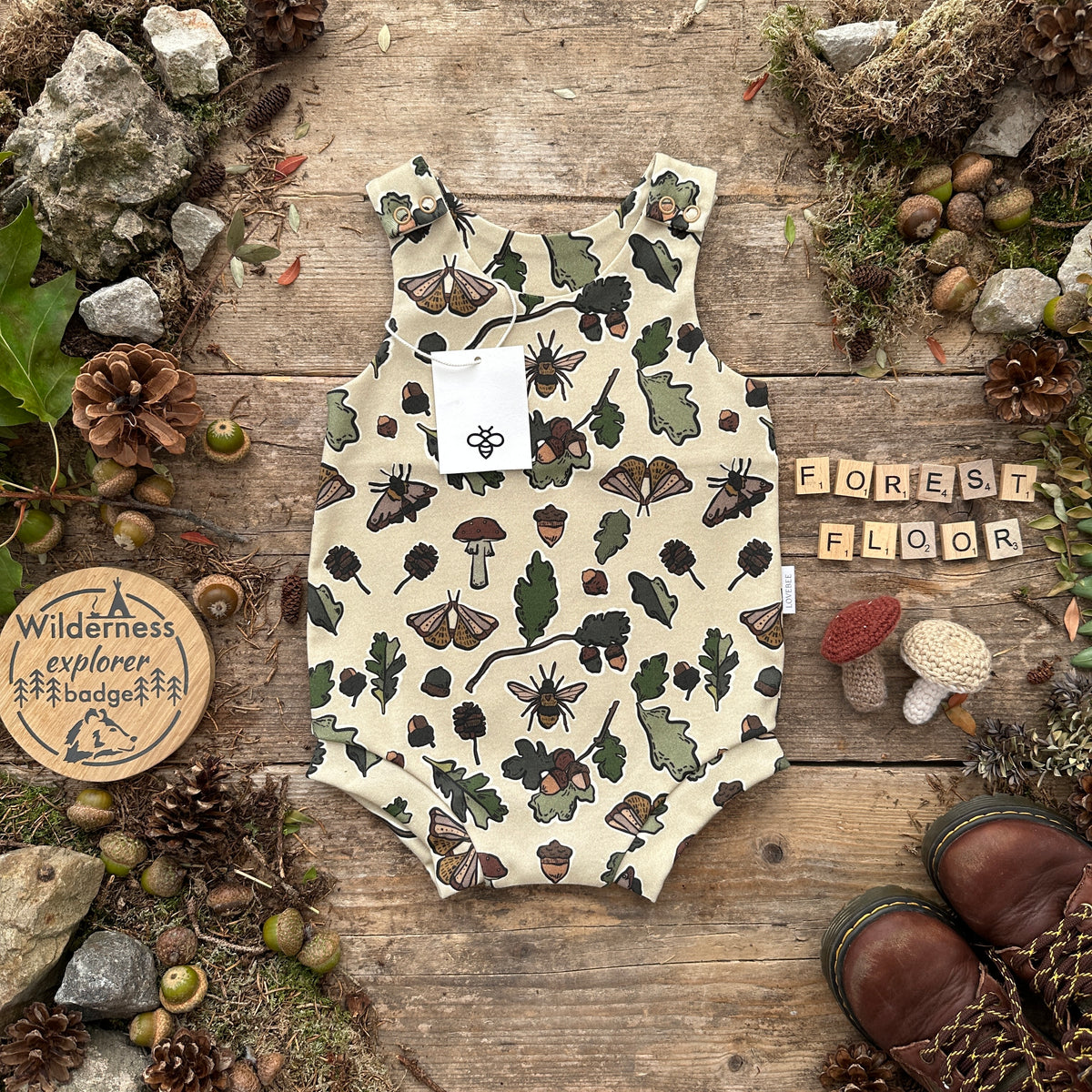 Love and Grow Forest Floor purchases Romper