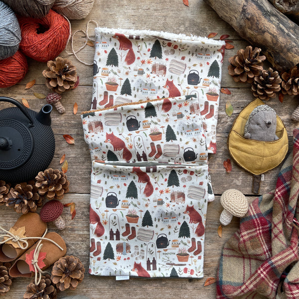 Forest Friends Printed Snood | Ready To Post