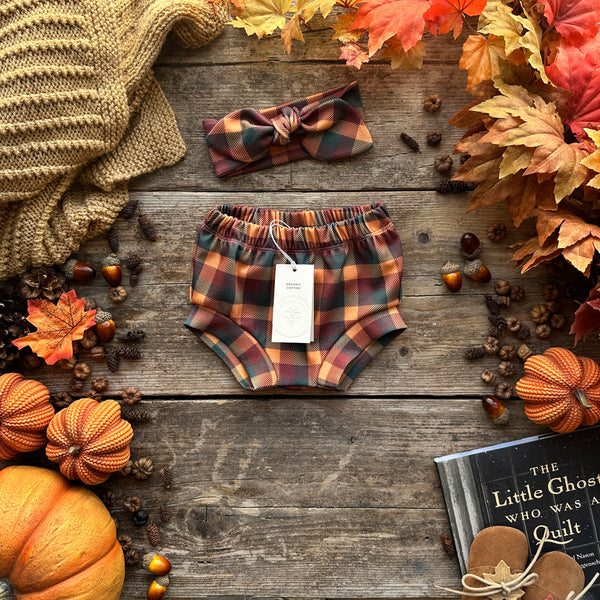 Halloween Check Bloomers