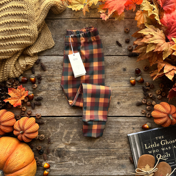 Halloween Check Slim Leggings