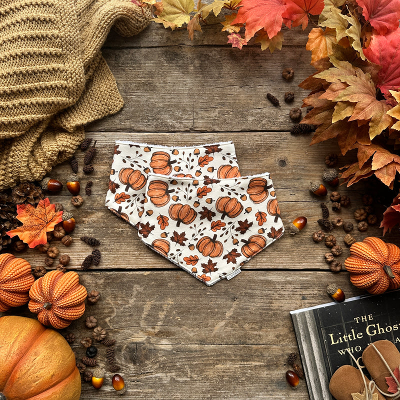 Rustic Pumpkins Dribble Bib | Ready To Post