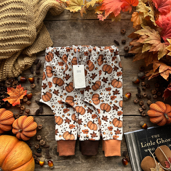 Rustic Pumpkins Harem Leggings