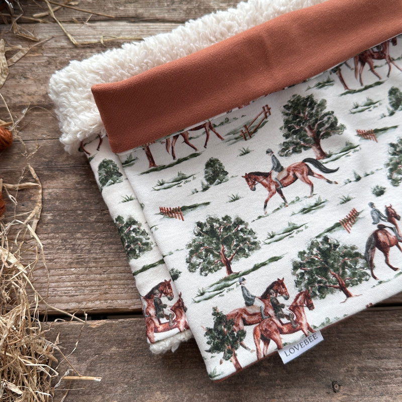 Equestrian Printed Snood | Ready To Post