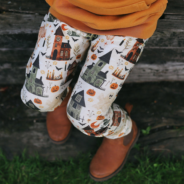 Haunted House Slim Leggings