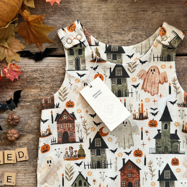 Haunted House Long Romper