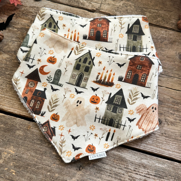 Haunted House Dribble Bib