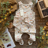 Honey Blooms Footed Romper