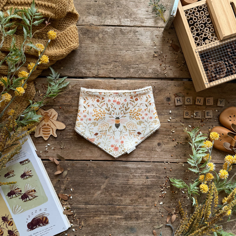 Honey Blooms Dribble Bib