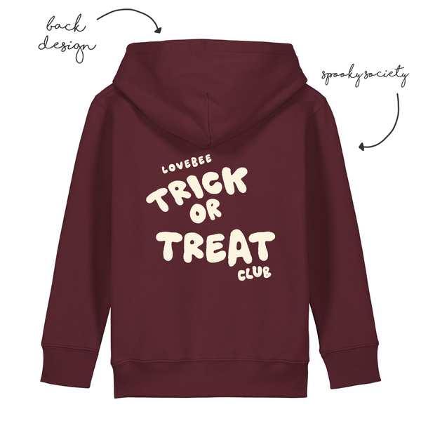 LoveBee Hoodie + T-shirts | Trick Or Treat | Burgundy