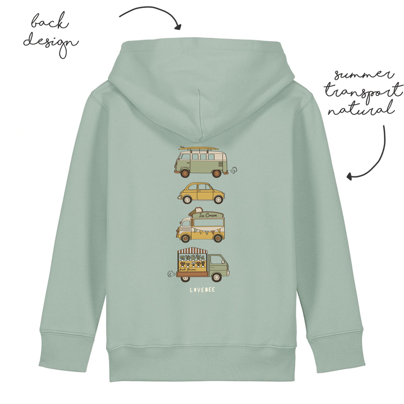 LoveBee Hoodie | Transport | Peppermint