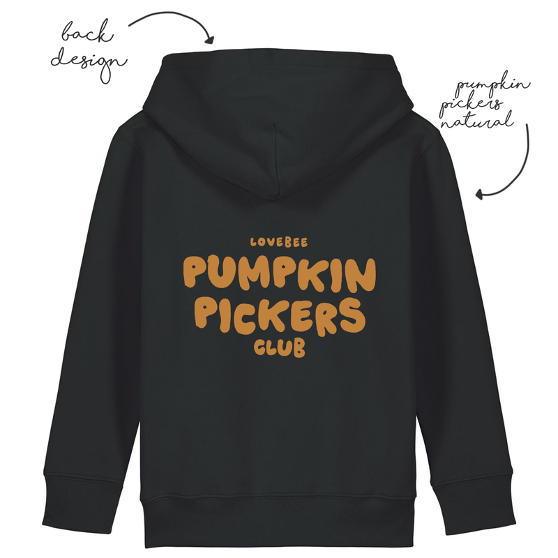 LoveBee Hoodies + T-shirts | Pumpkin Pickers | Black