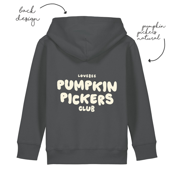 LoveBee Hoodies + T-shirt | Pumpkin Pickers | Dark Grey