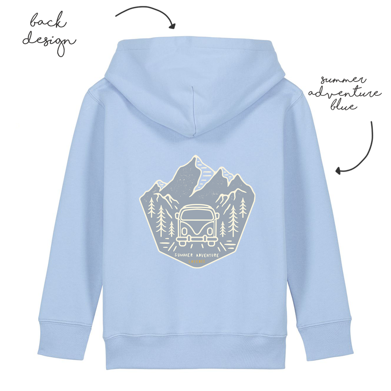 LoveBee Hoodie | Summer Adventure | Sail Blue