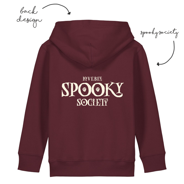 LoveBee Hoodie + T-shirts | Spooky Society | Burgundy