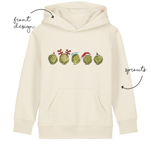 LoveBee Hoodie + T-shirts | Sprouts | Natural Raw