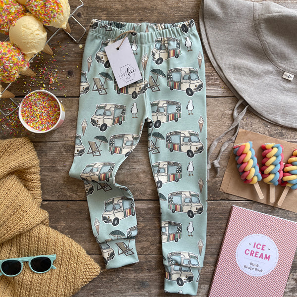 Ice Cream Van Slim Leggings | Ready To Post