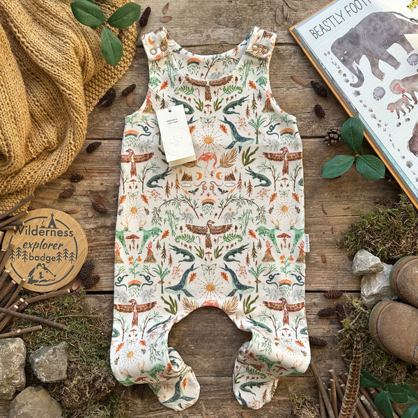 Kingdoms Footed Romper