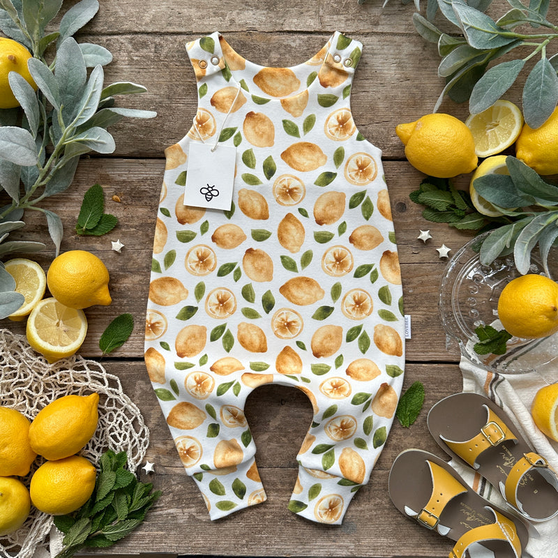 Lemony Lemons Long Romper | Ready To Post