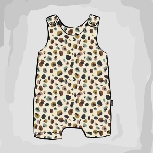 Leopard Short Romper