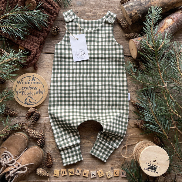 Lumberjack Long Romper | Ready To Post