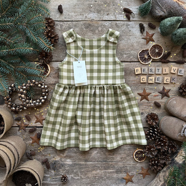 Moss Check Dress | Ready To Post