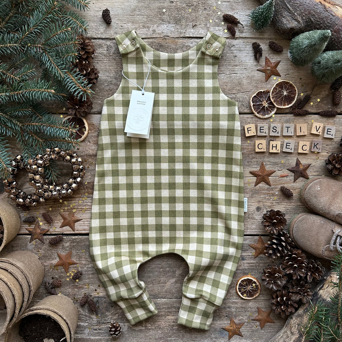 Love and Grow Clothing authentic Christmas Romper