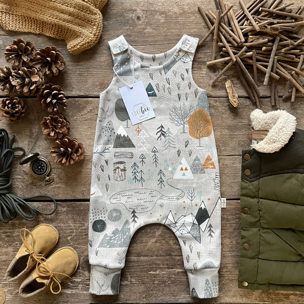 Mountains Long Romper | Ready To Post