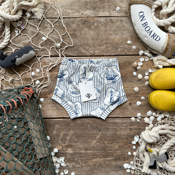 Nautical Knots Cuffed Shorts | Ready To Post