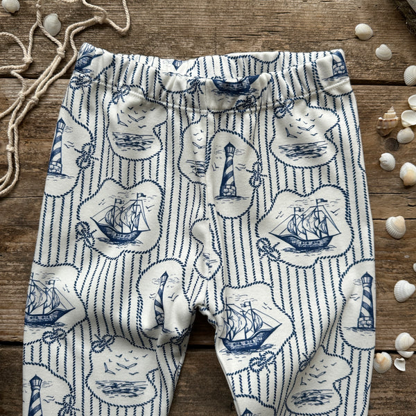 Nautical Knots Slim Leggings | Ready To Post