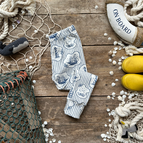 Nautical Knots Slim Leggings | Ready To Post