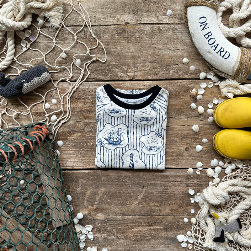 Nautical Knots BeeJamas | Cosy Long | Ready To Post