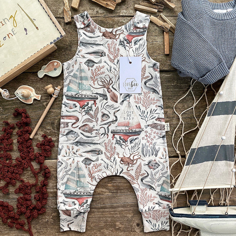 Ocean Life Long Romper | Ready To Post